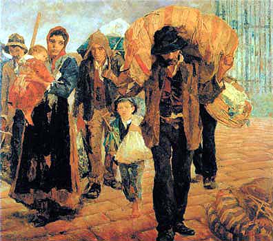 Os emigrantes por Antonio Rocco 1910